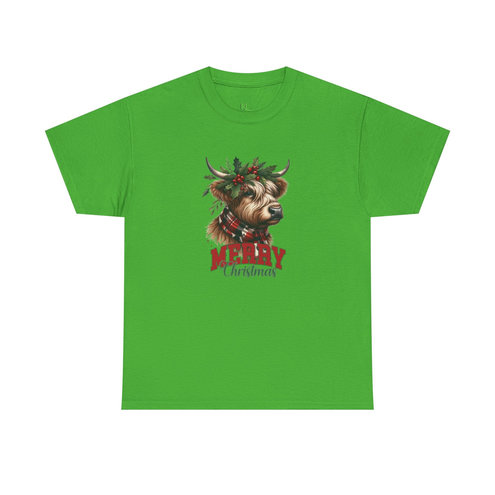 Highland Christmas Cow