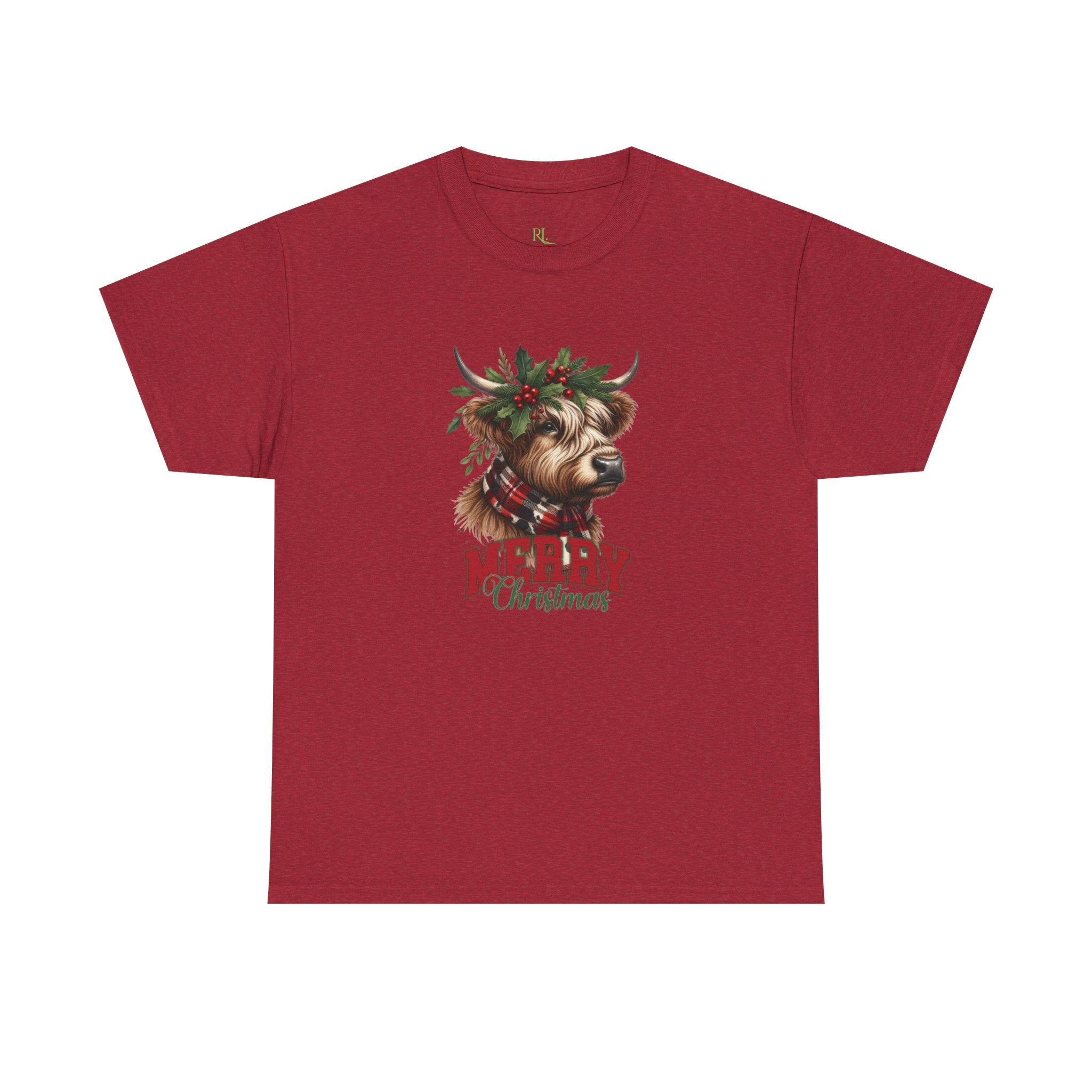 Highland Christmas Cow