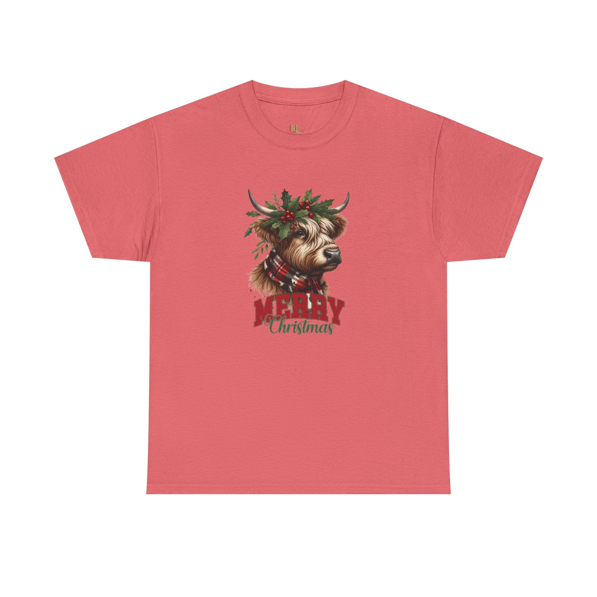 Highland Christmas Cow
