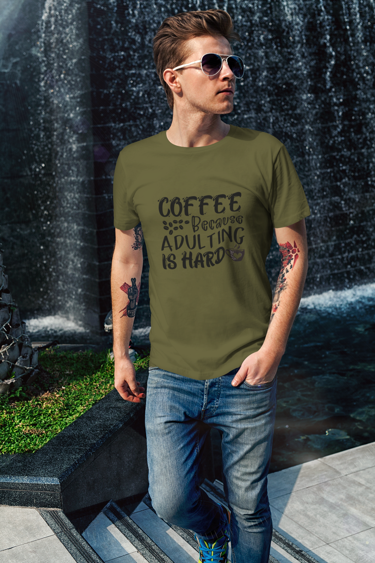 Adulting Hard Coffee