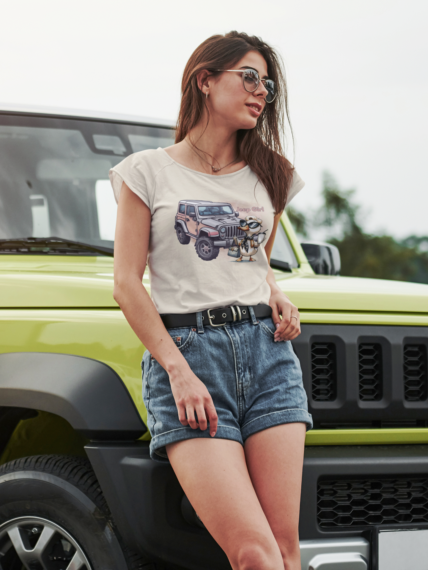 Pink Jeep Girl